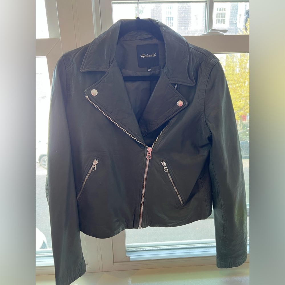 Madewell leather jacket